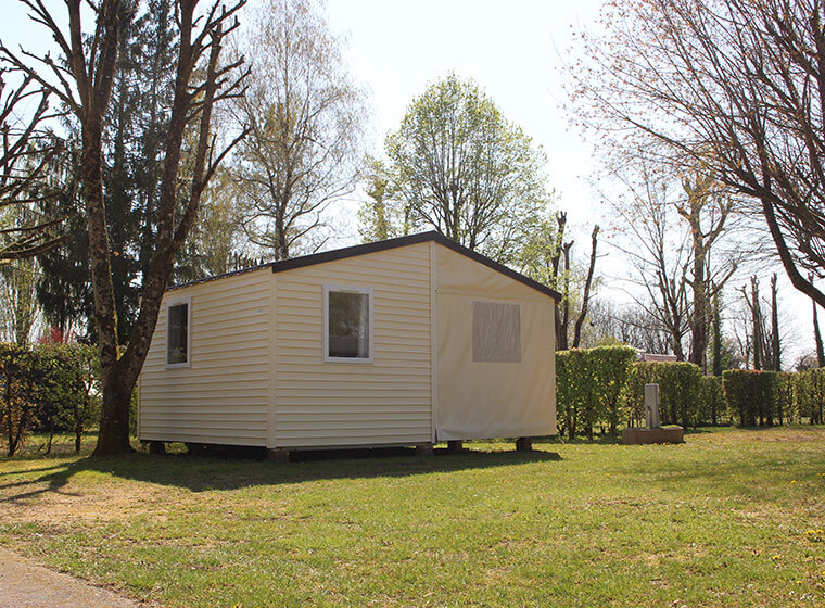 Stacaravan Tithome camping Val d'Amour in Jura